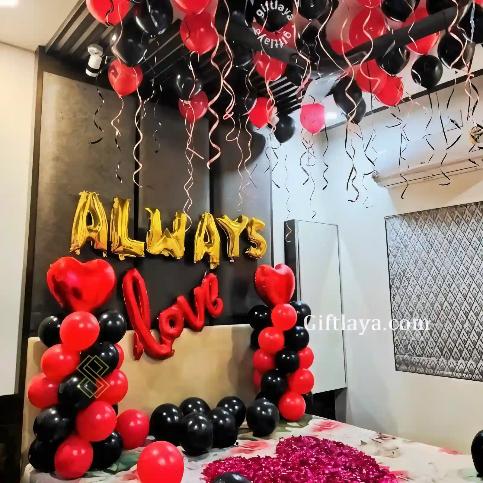 Romantic Balloon Room Decoration