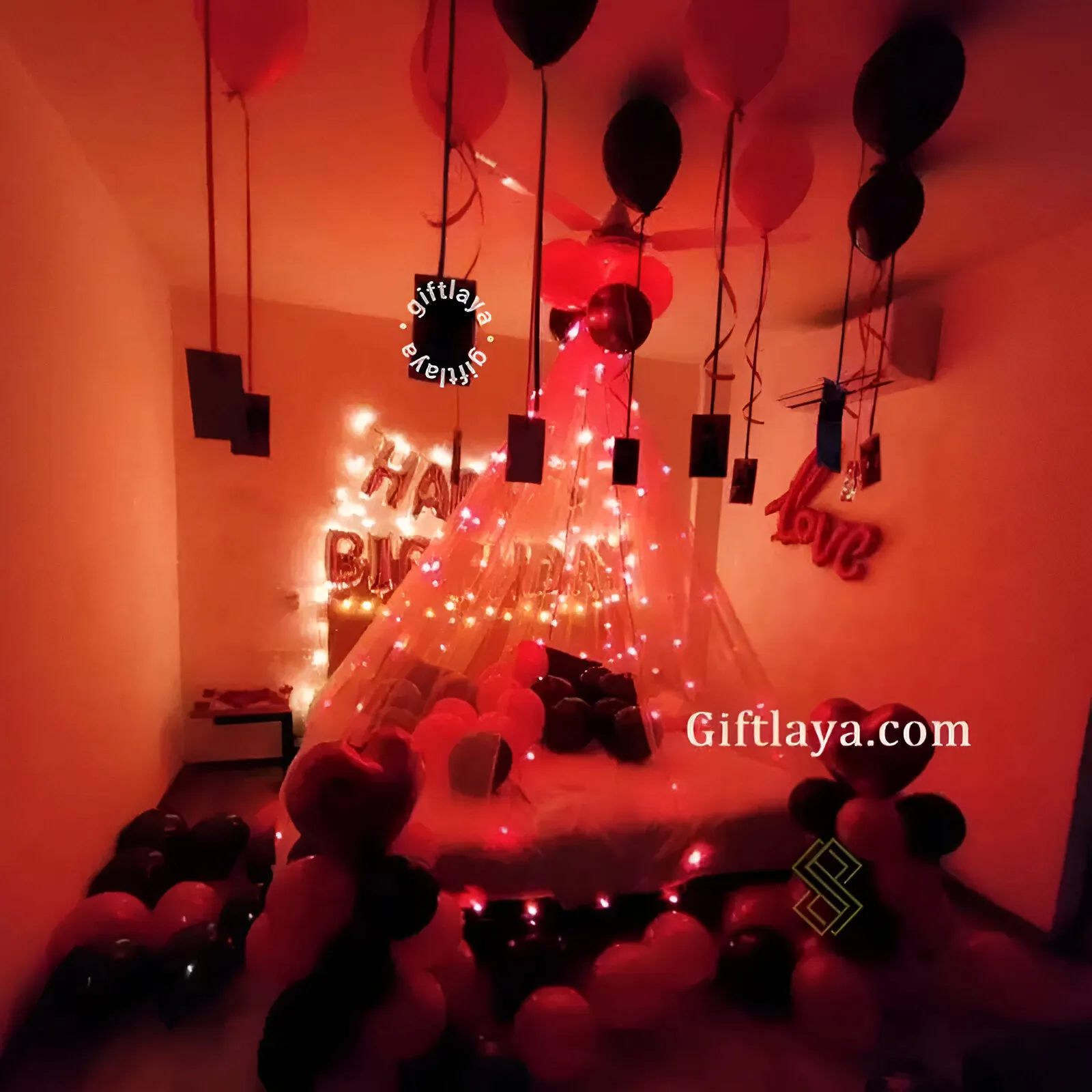 Romantic Red Theme Decoration