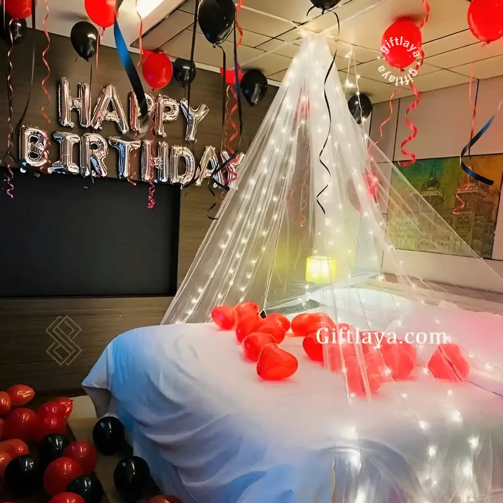 Romantic Birthday Cabana Decoration