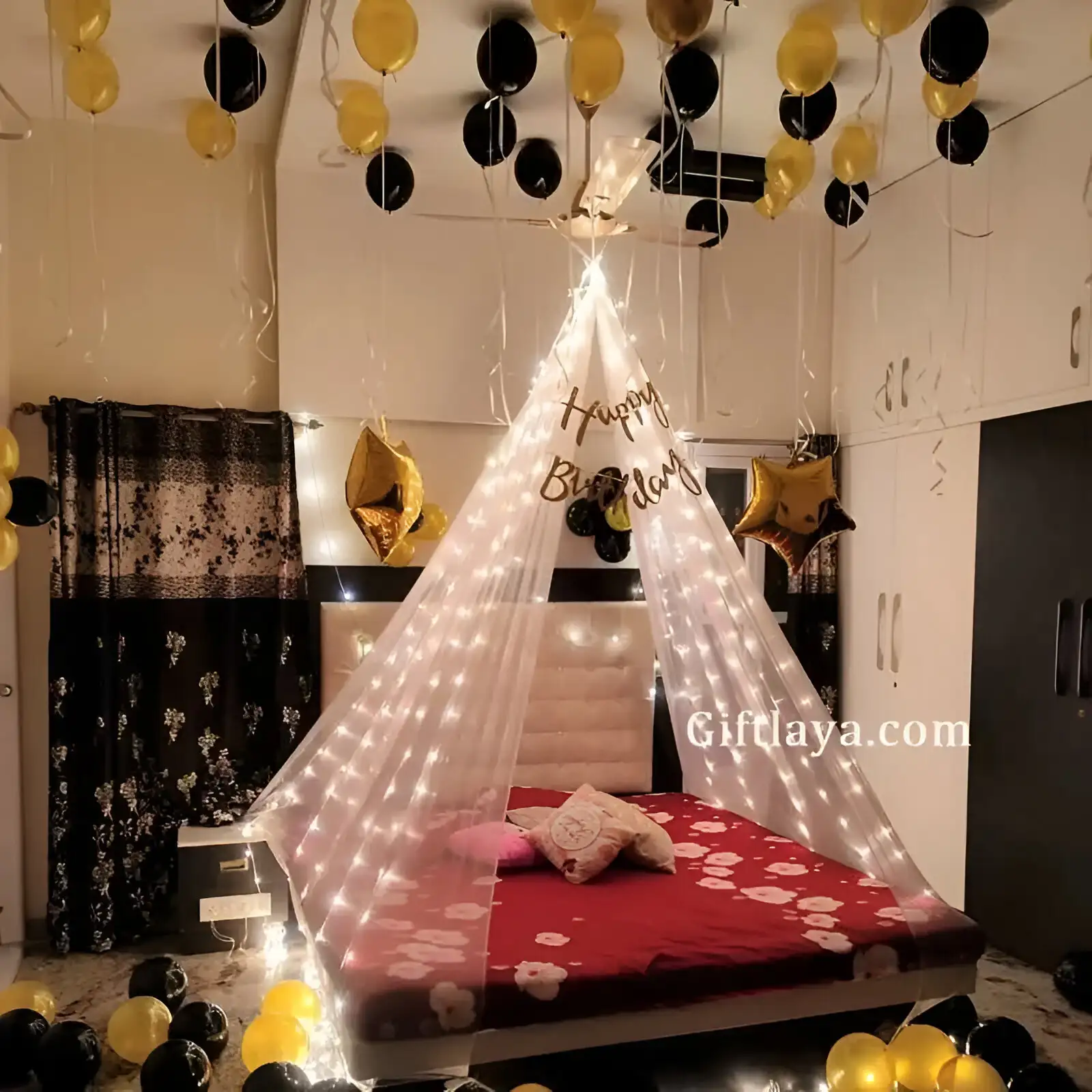 Simple Birthday Canopy Decoration