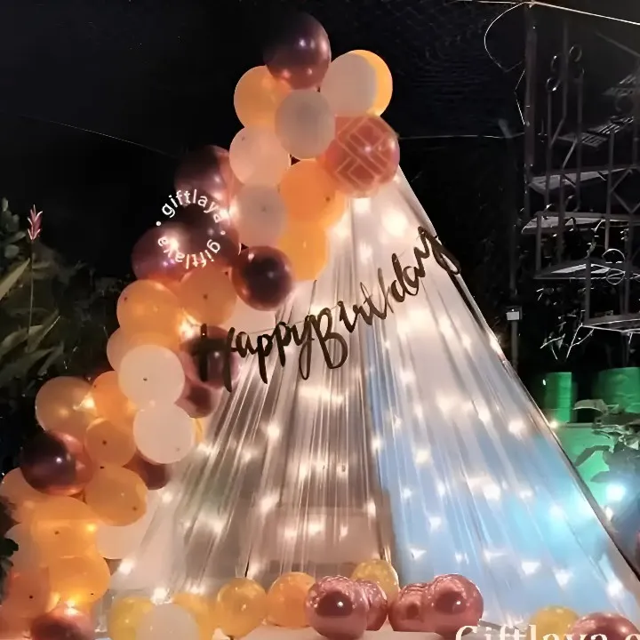 Romantic Cabana Decoration for Couples