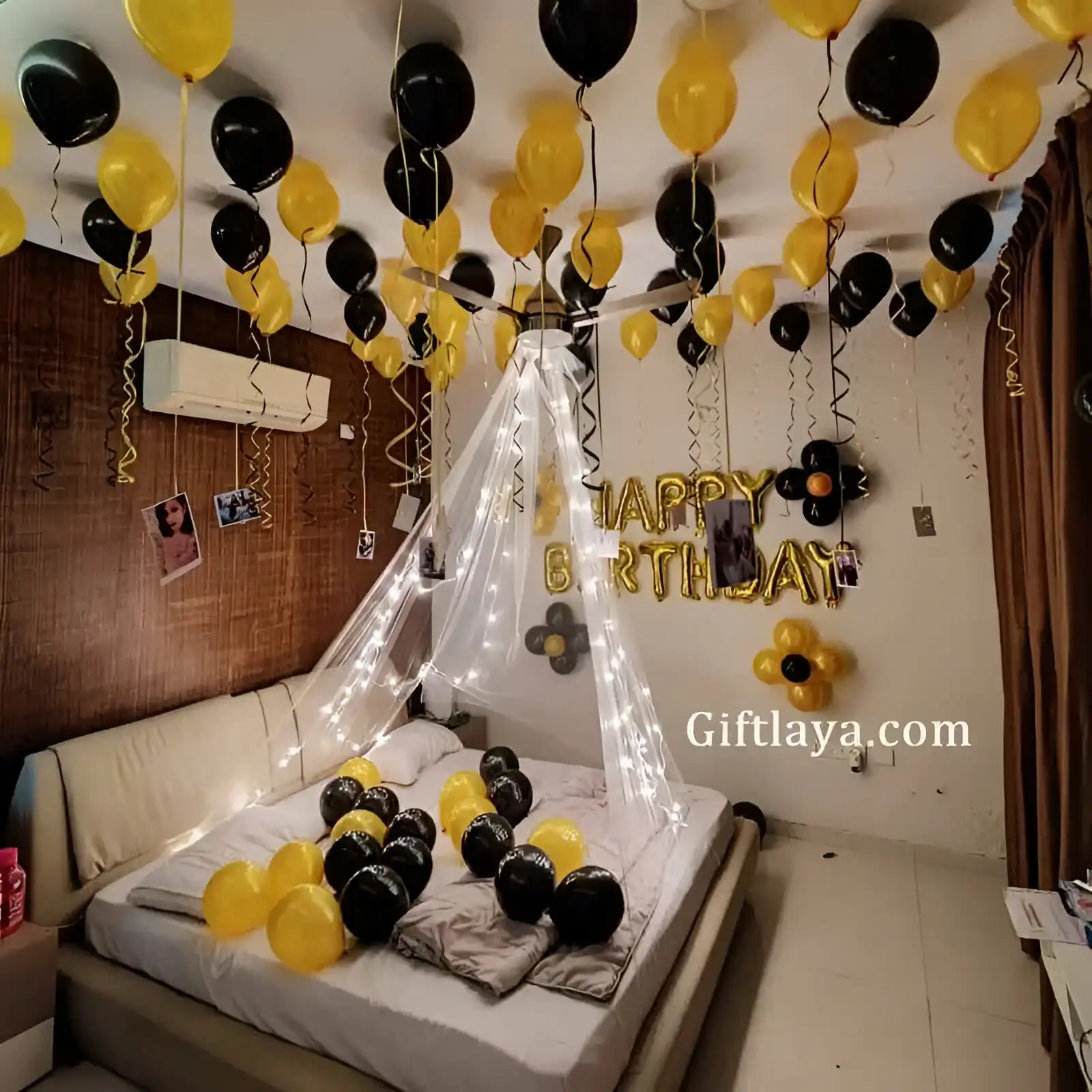 Net Decoration on Bed