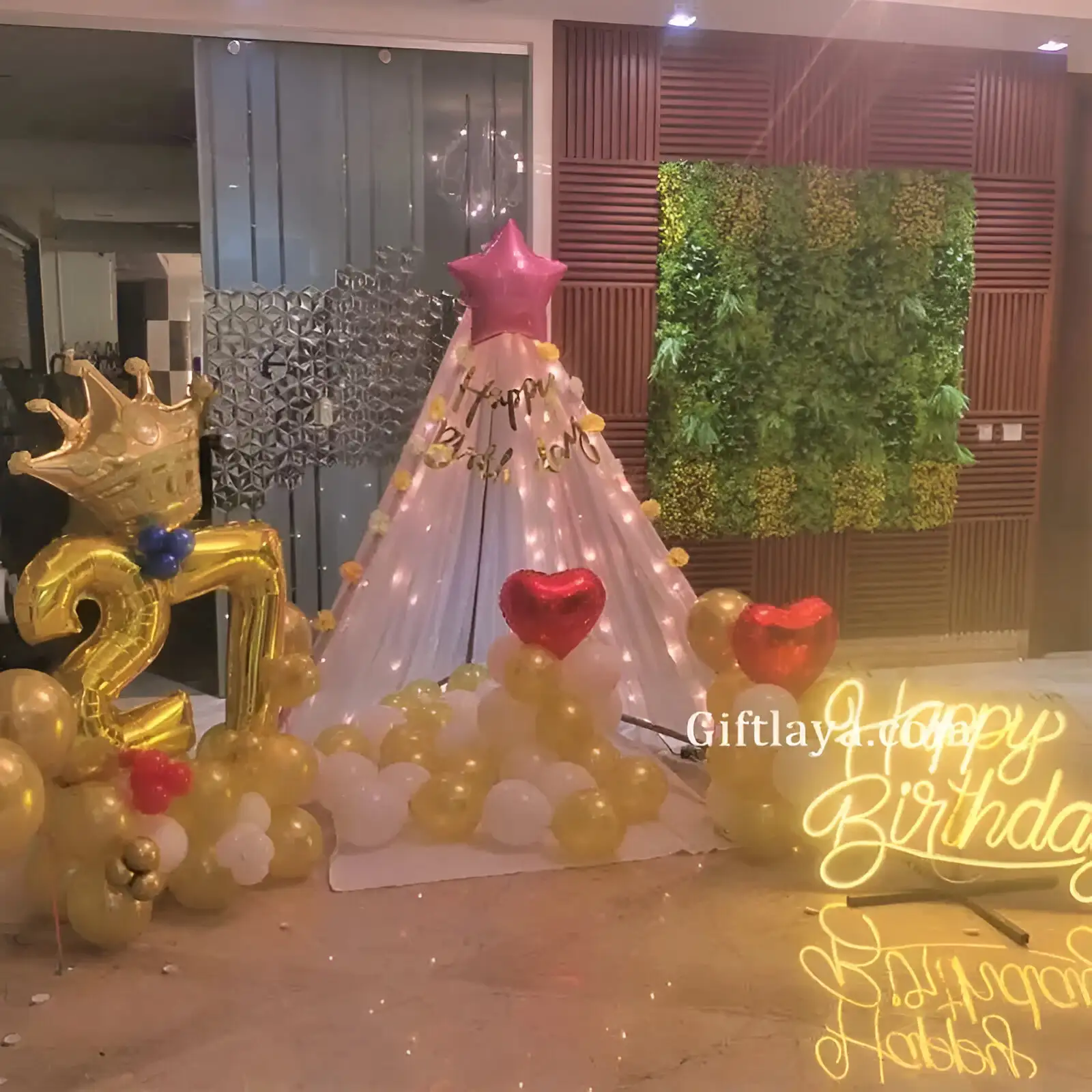 27th Cabana Birthday Decoration