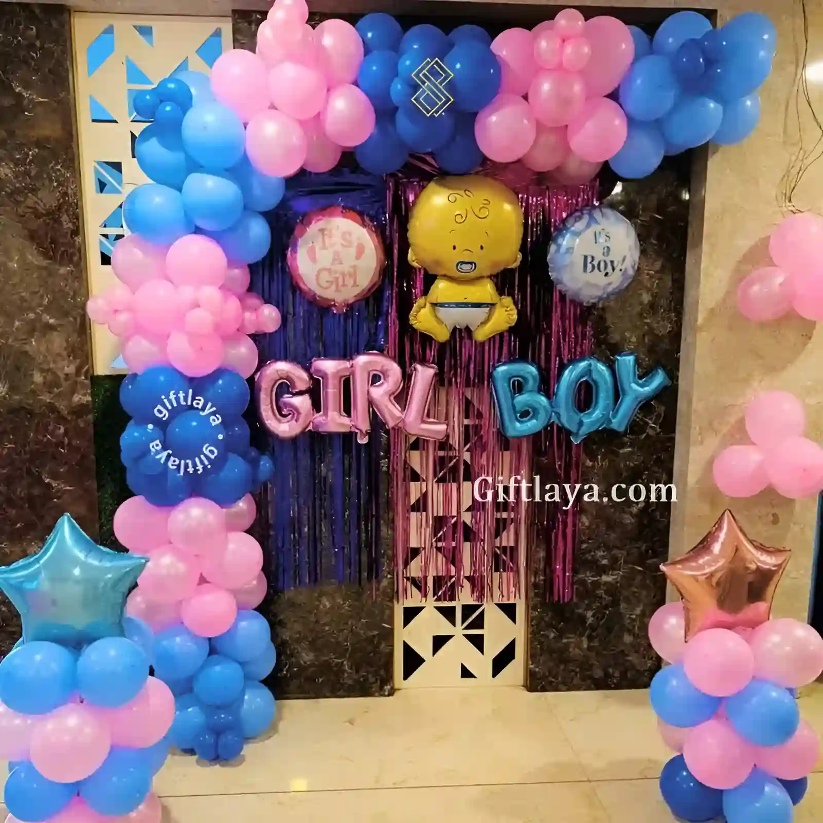 Simple Godh Bharai Decoration