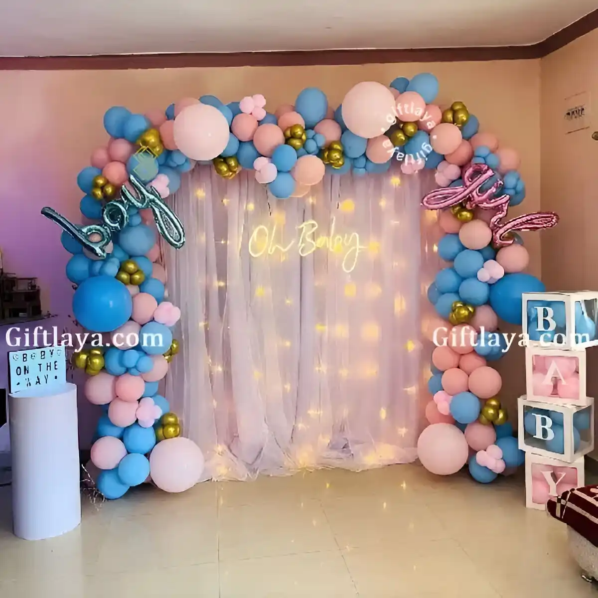 Oh Baby Backdrop Decoration