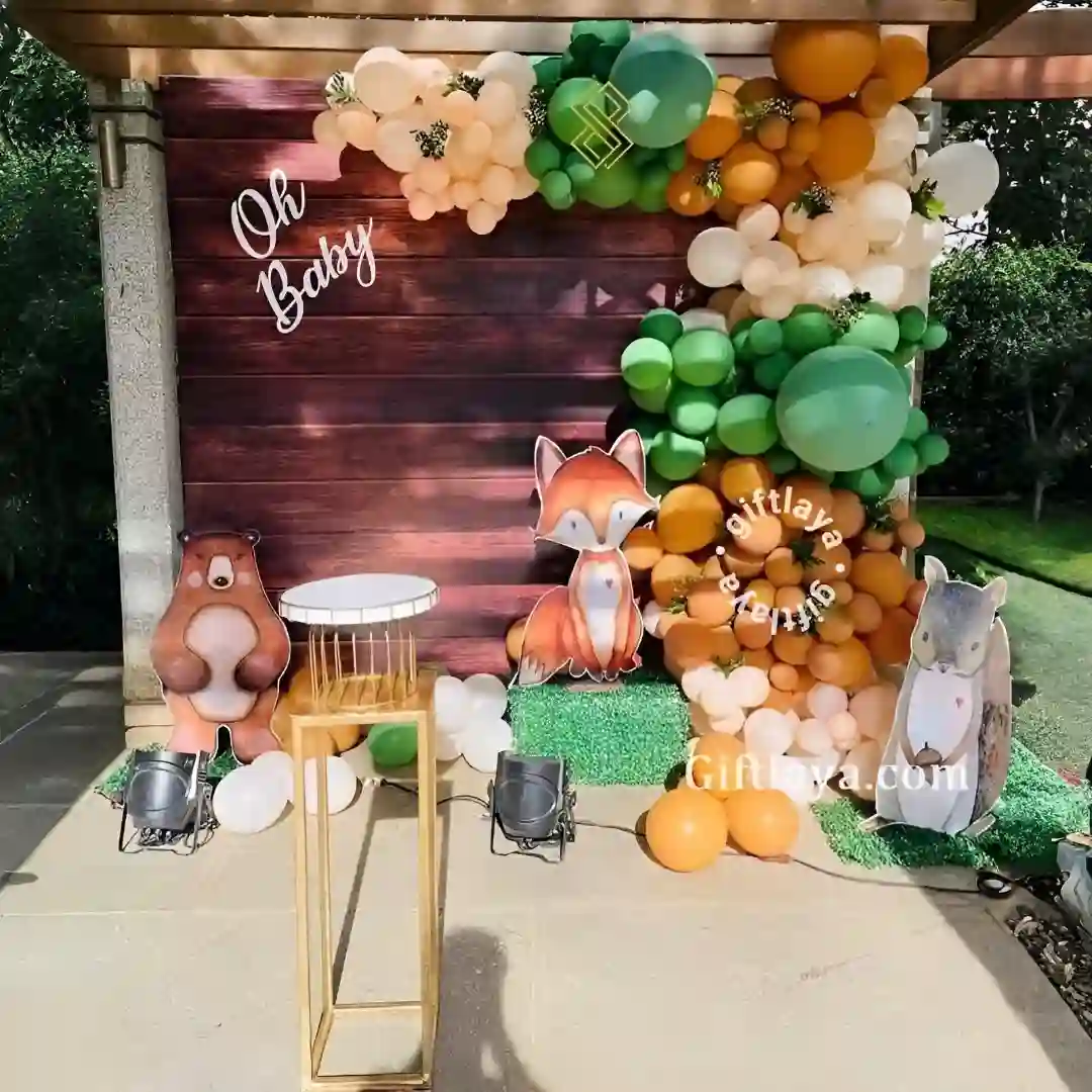 Customized Oh Baby Backdrop