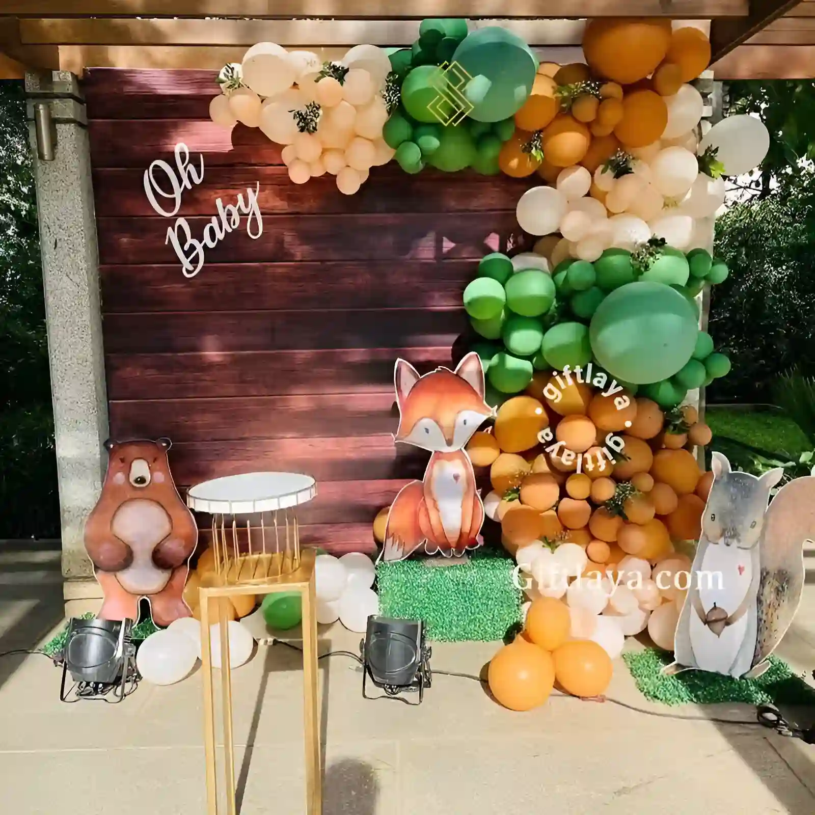 Customized Oh Baby Backdrop