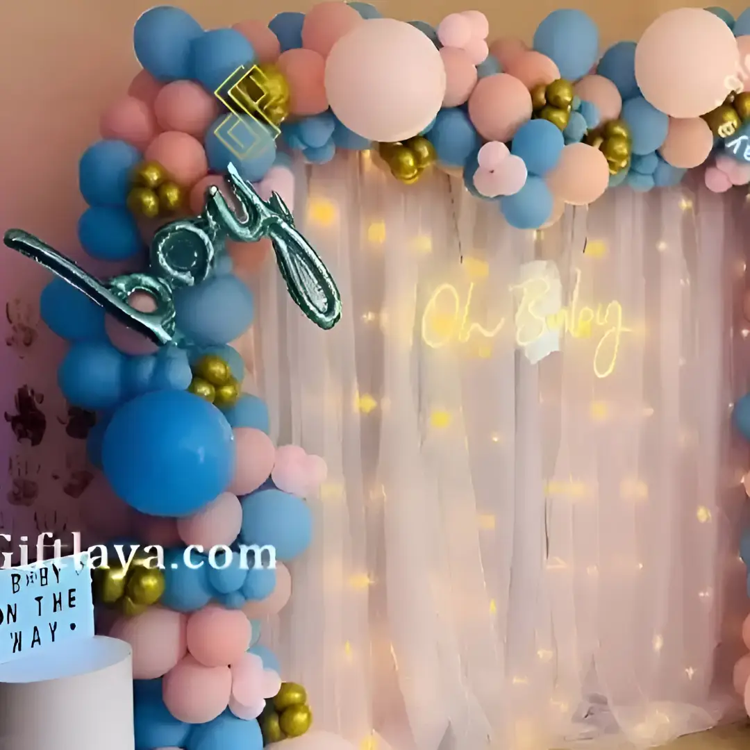 Oh Baby Backdrop Decoration