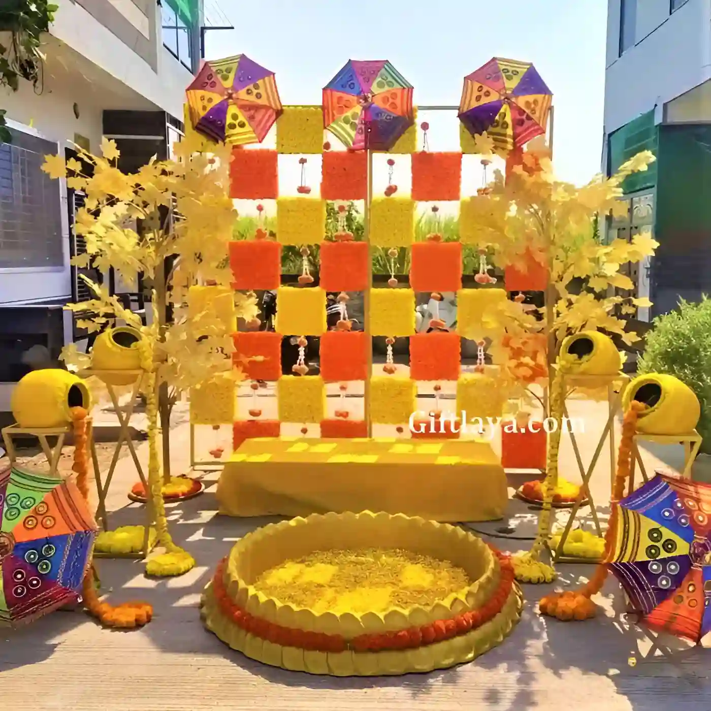 Desi Haldi Decoration