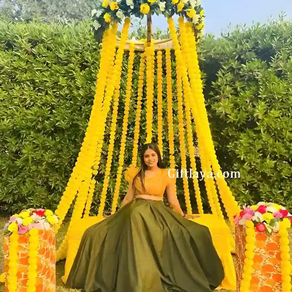 Bride Haldi Decoration