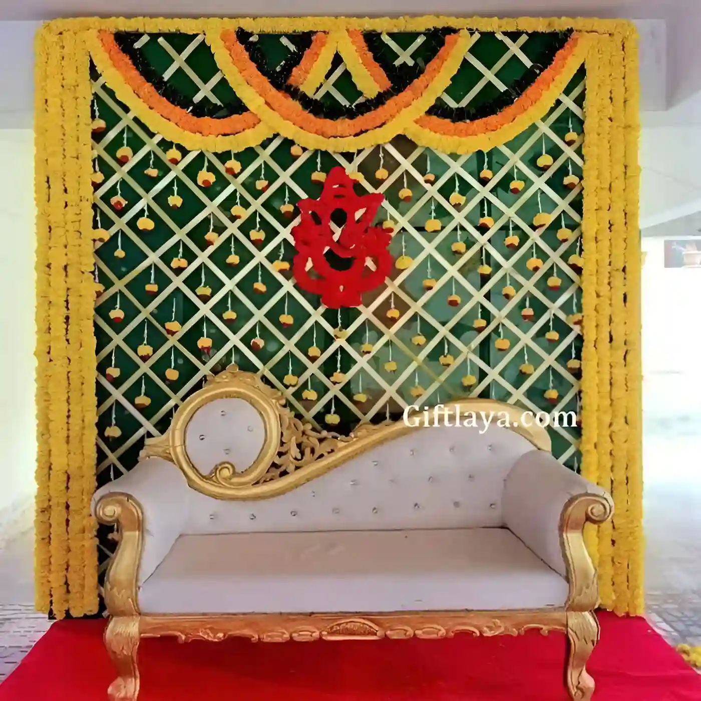 Haldi Backdrop Decoration