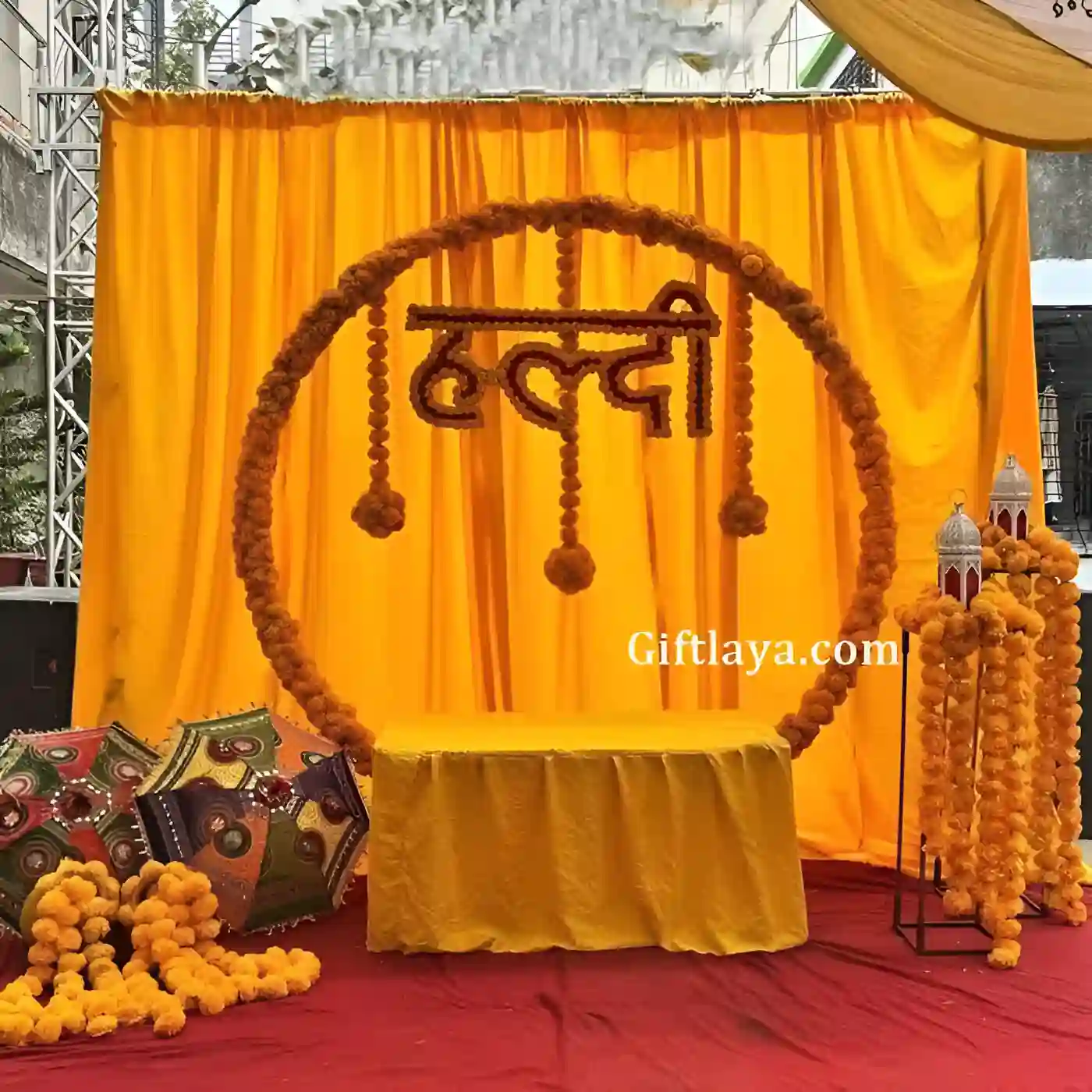 Wedding Haldi Decoration