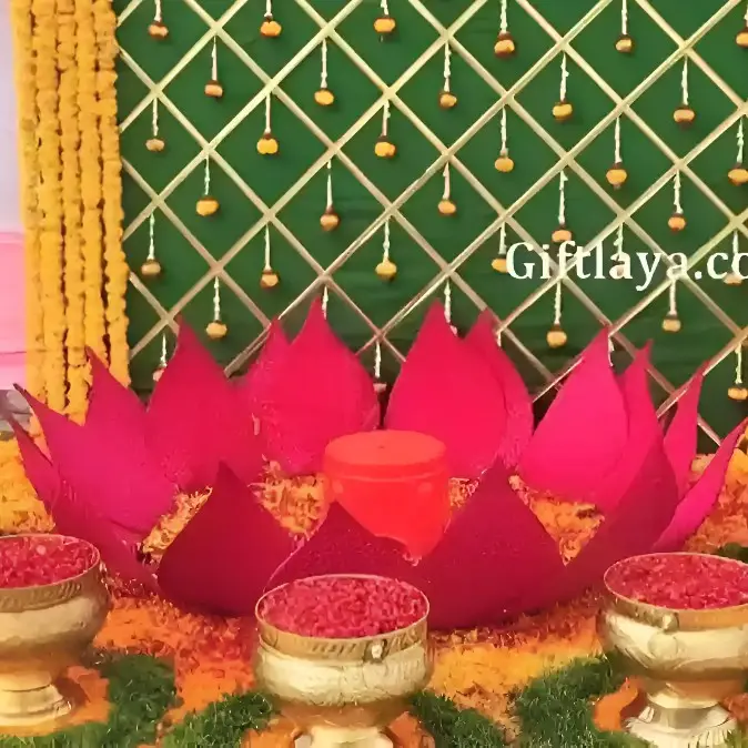 Traditional Banana Leaf Decoration