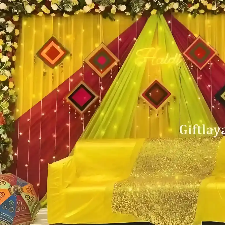 Haldi Backdrop
