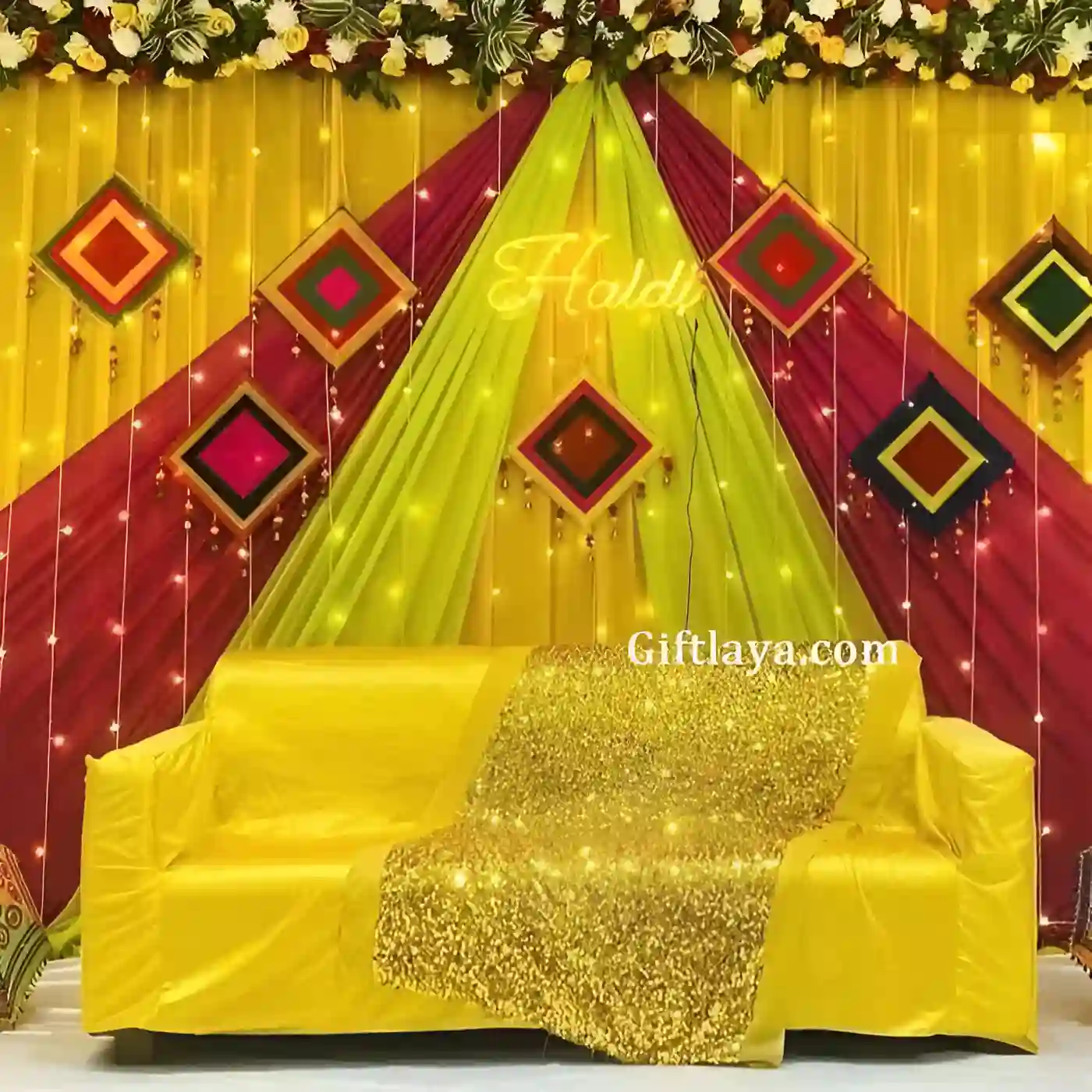 Haldi Backdrop