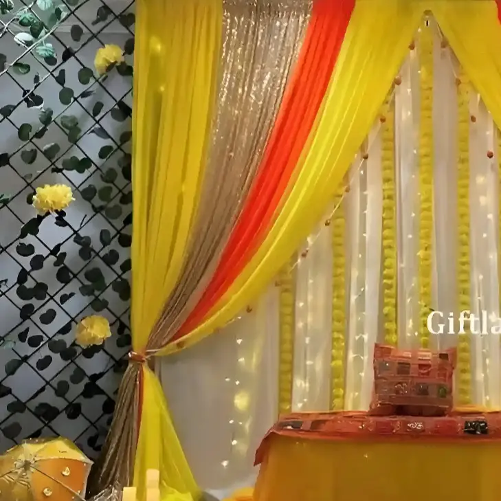 Simple Haldi Decoration