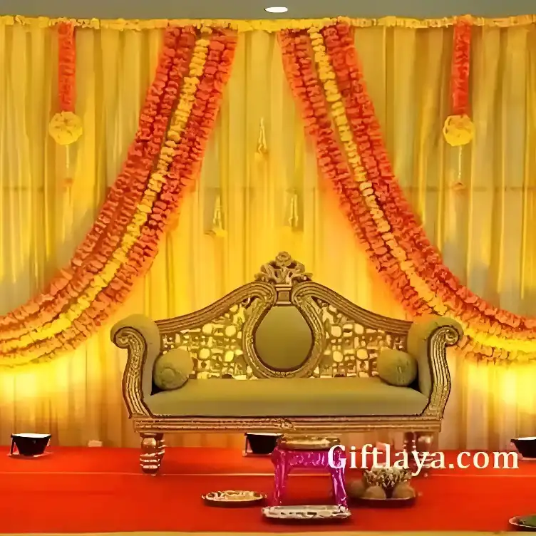 Haldi Decoration Stage