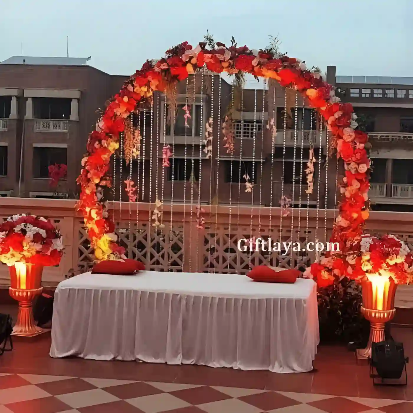 Flower Decoration for Mehendi