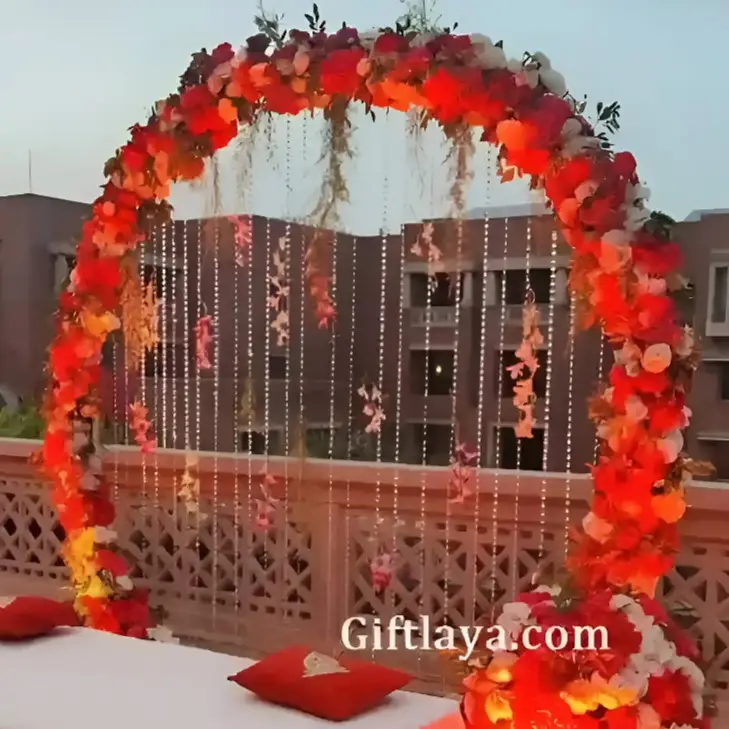 Flower Decoration for Mehendi