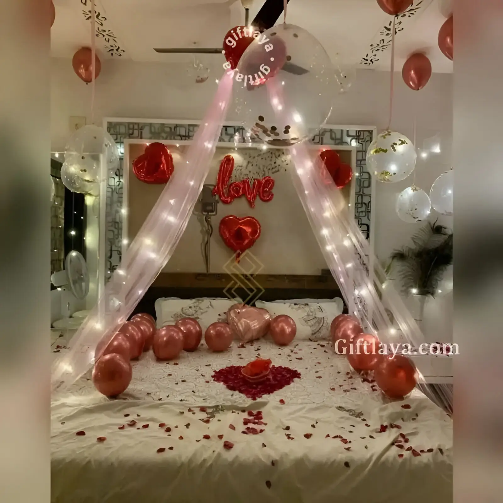 Flower and Candle Decoration