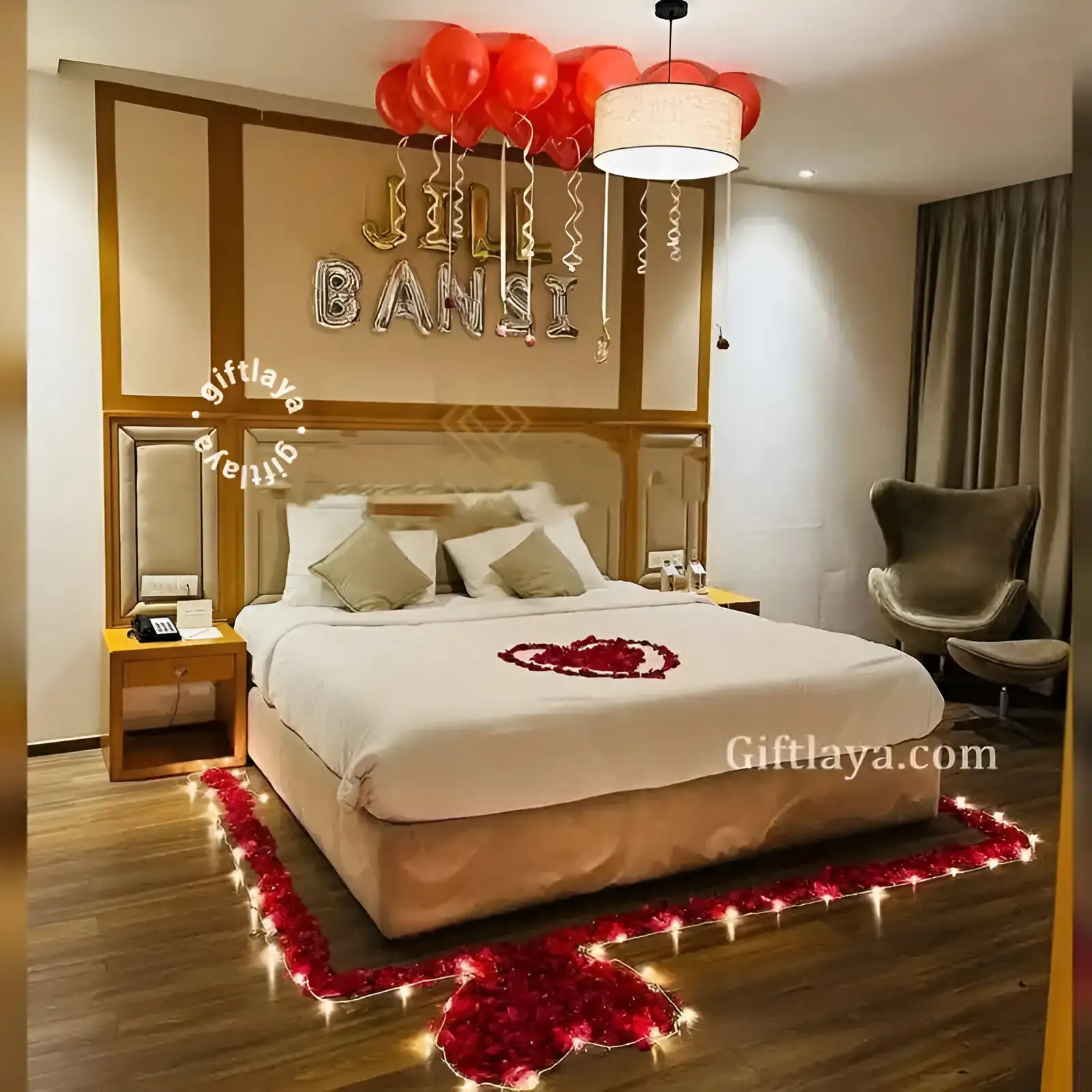 Simple Wedding Night Decoration