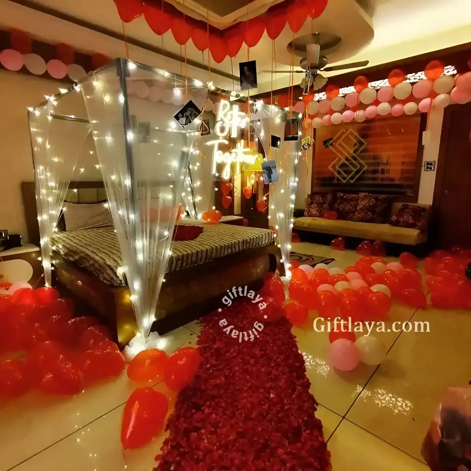 Better Together Wedding First Night Decoration