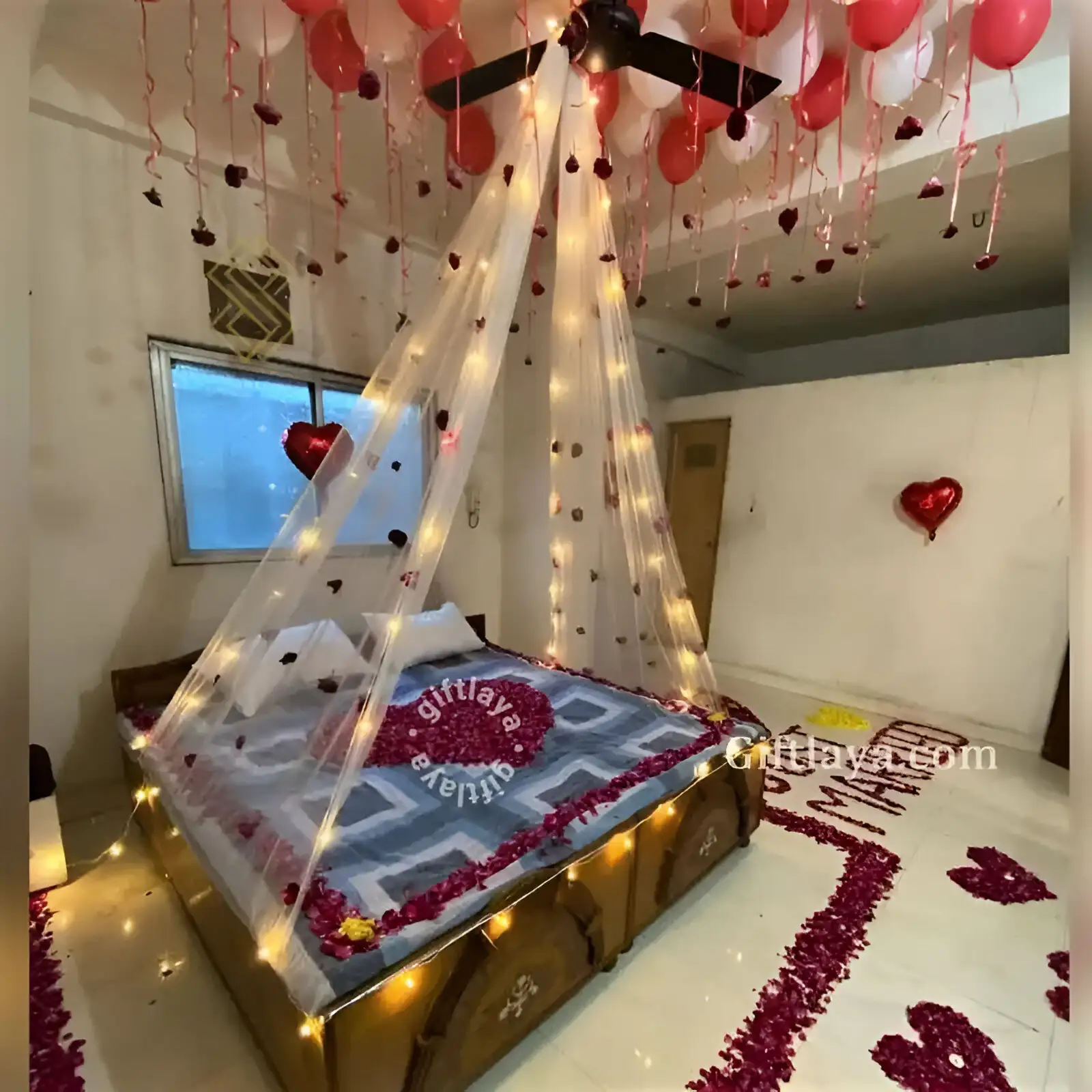 Suhagrat Room Decoration