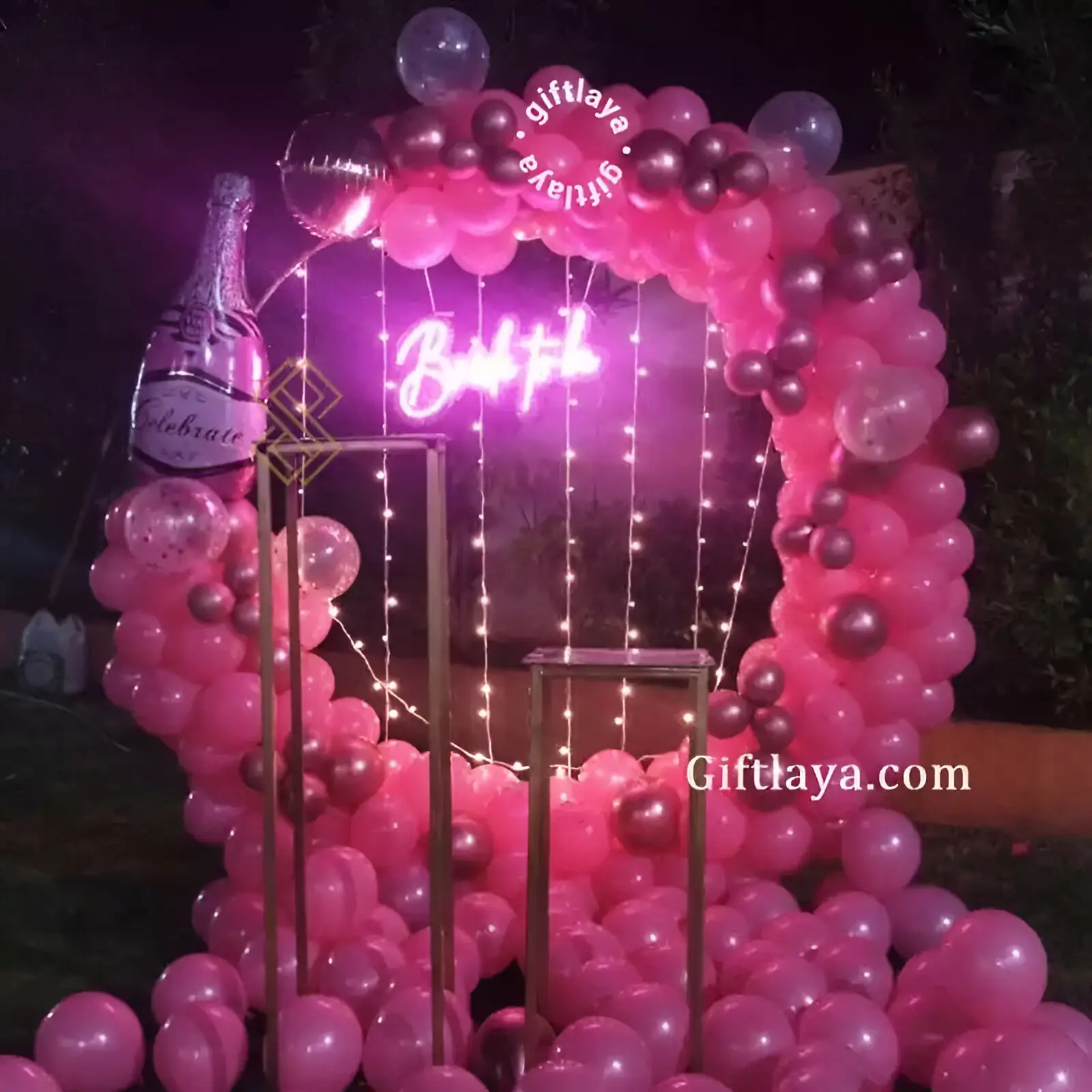 Pink Bachelorette Decoration