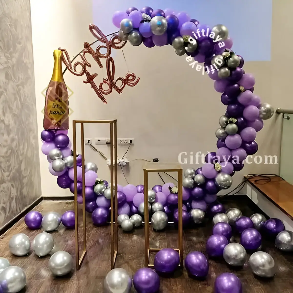 Purple Bachelorette Decor