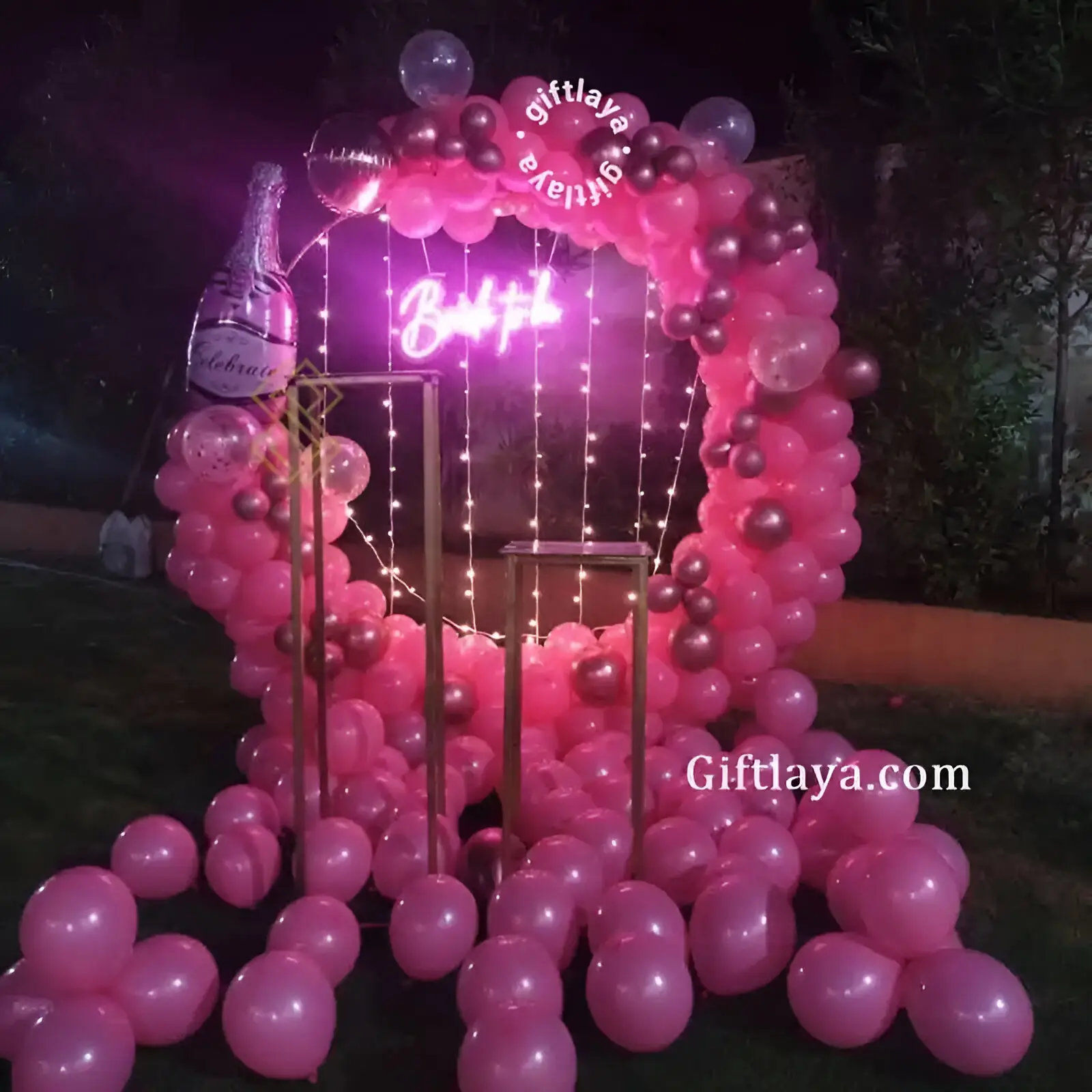 Pink Bachelorette Decoration
