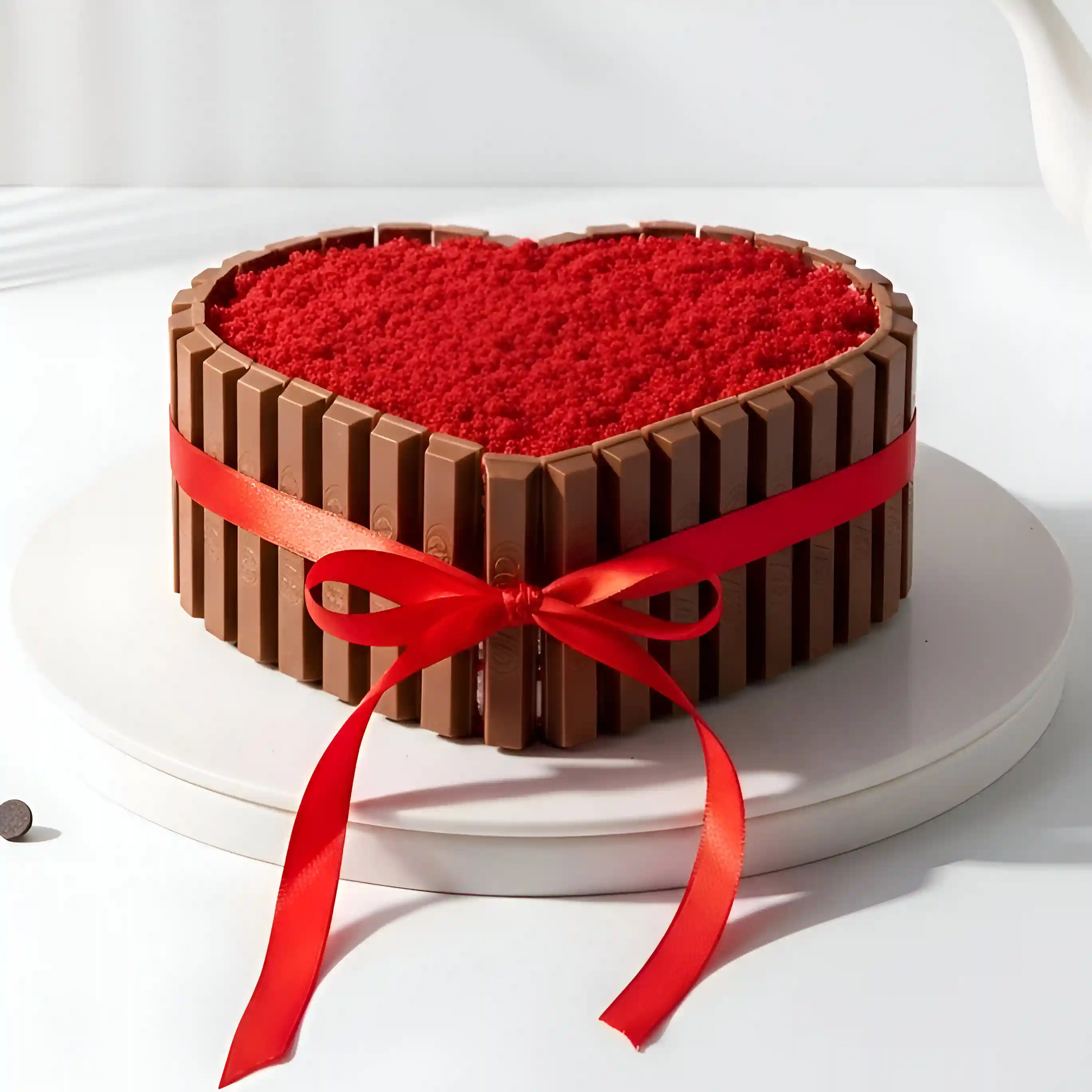 Red Velvet Kitkat Cake