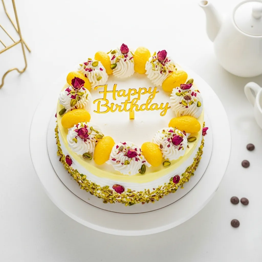 Rasmalai Pista Cake