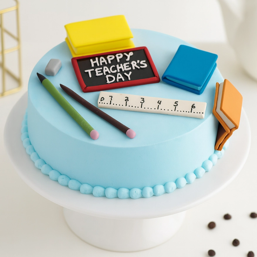 Teacher's Day Theme Cake
