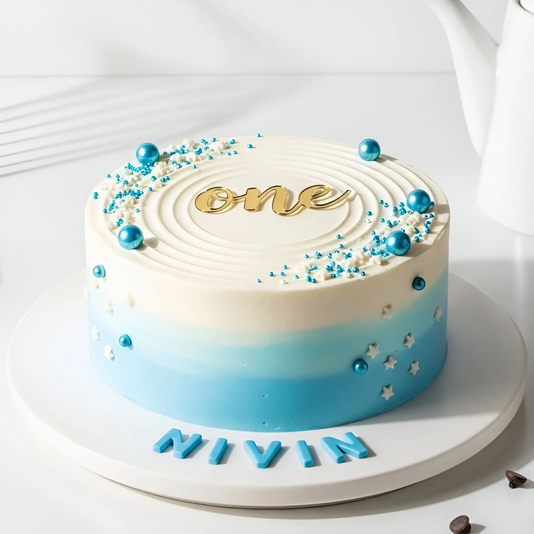 Simple 1st Birthday Cake