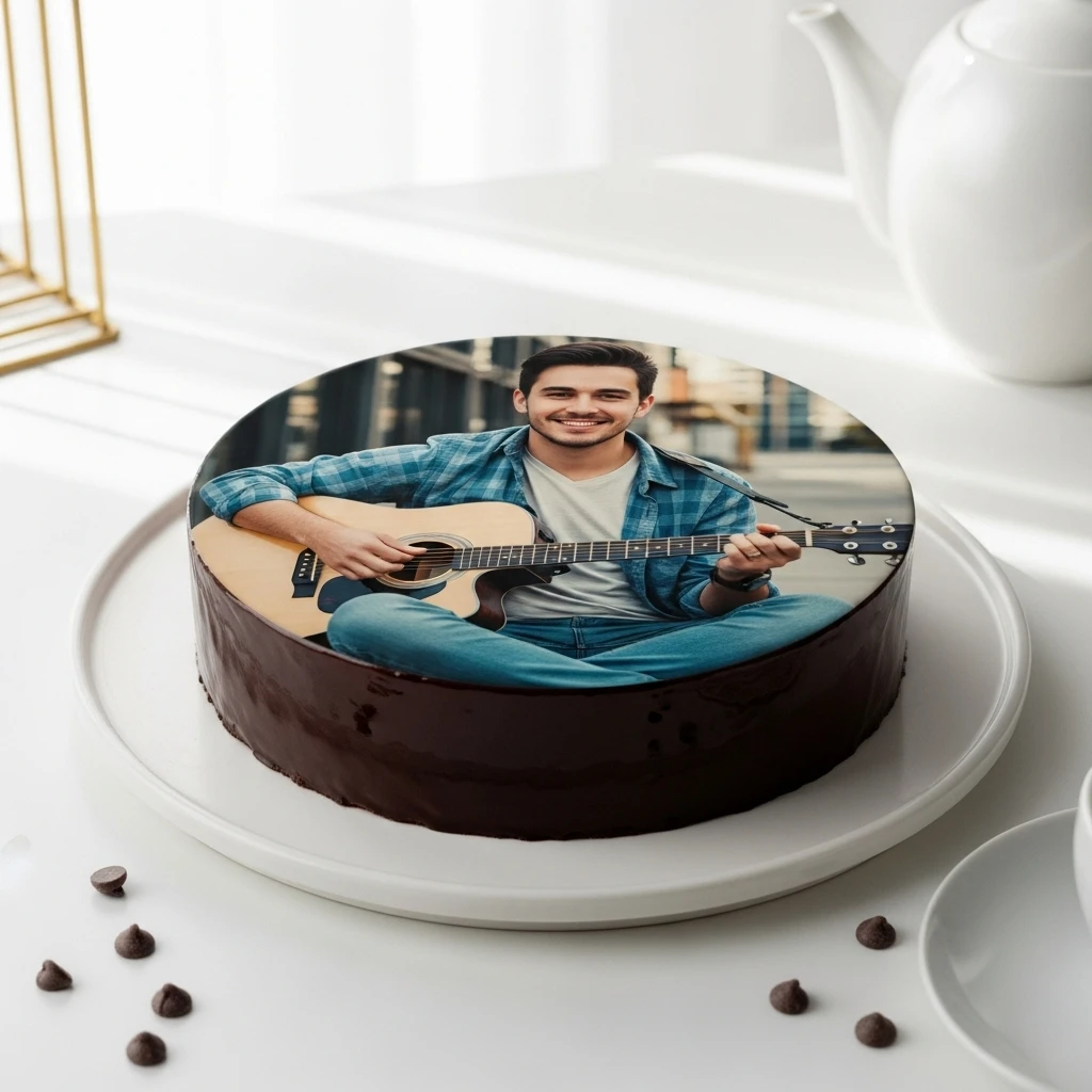 Chocolate Photo Cake