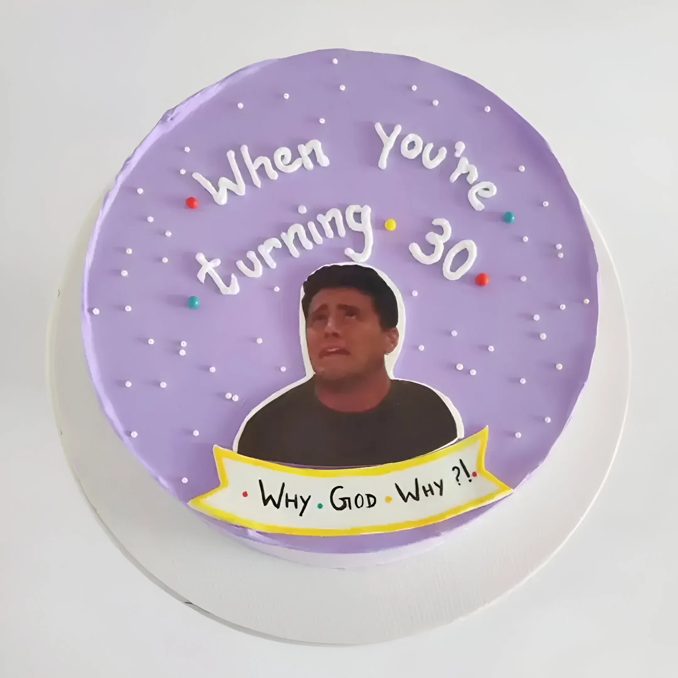 Friends Cake With Joey