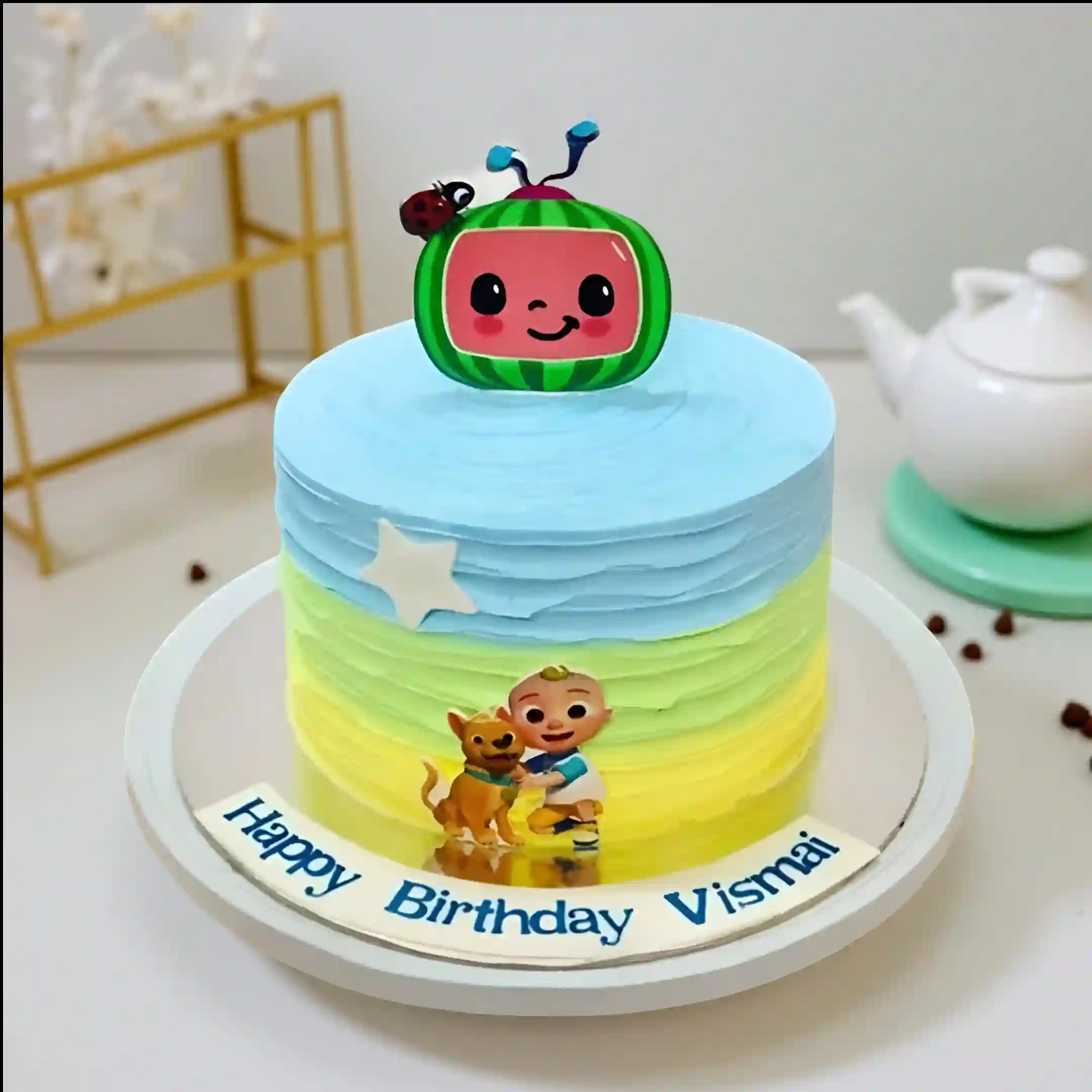 Cocomelon Cake for Birthday