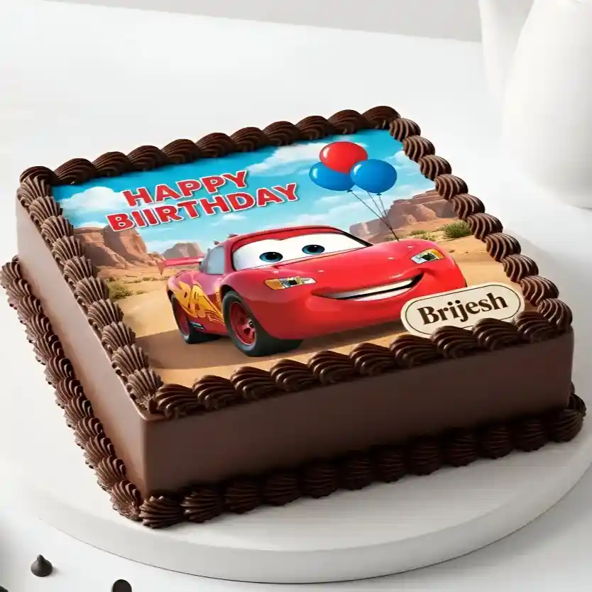Car Cream Cake