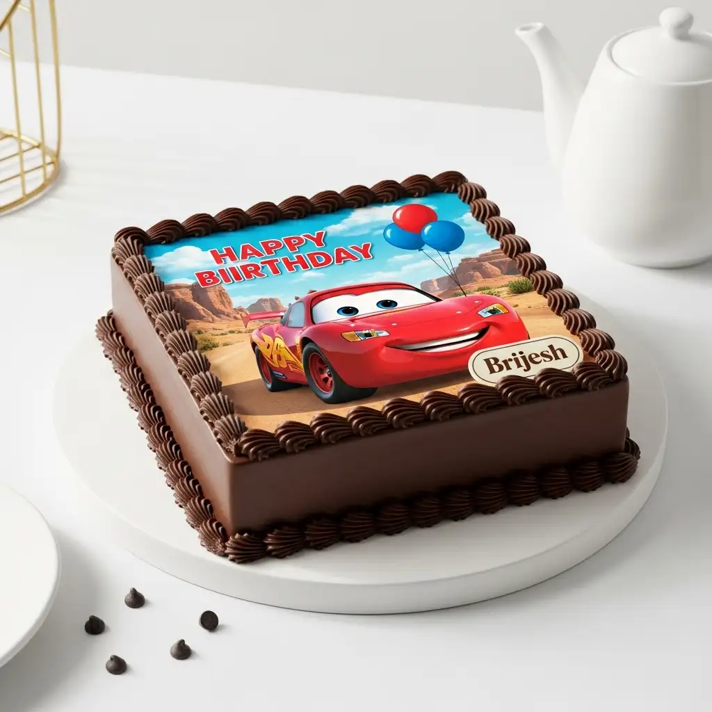Car Cream Cake