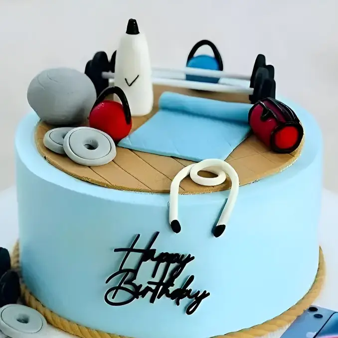 Gym Theme Cake