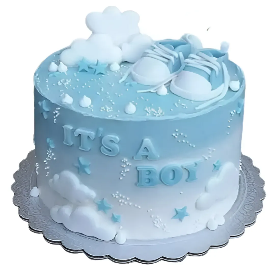 Baby Shoes Cake for Boys