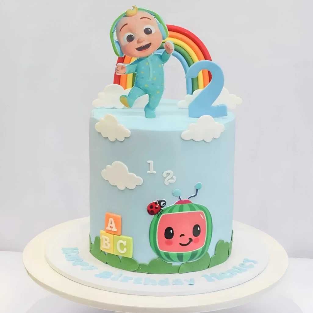 Cocomelon Fondant Cake
