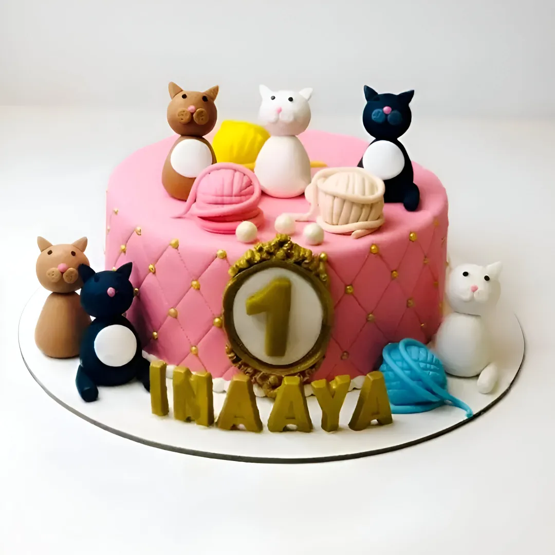 Kitty Theme Cake