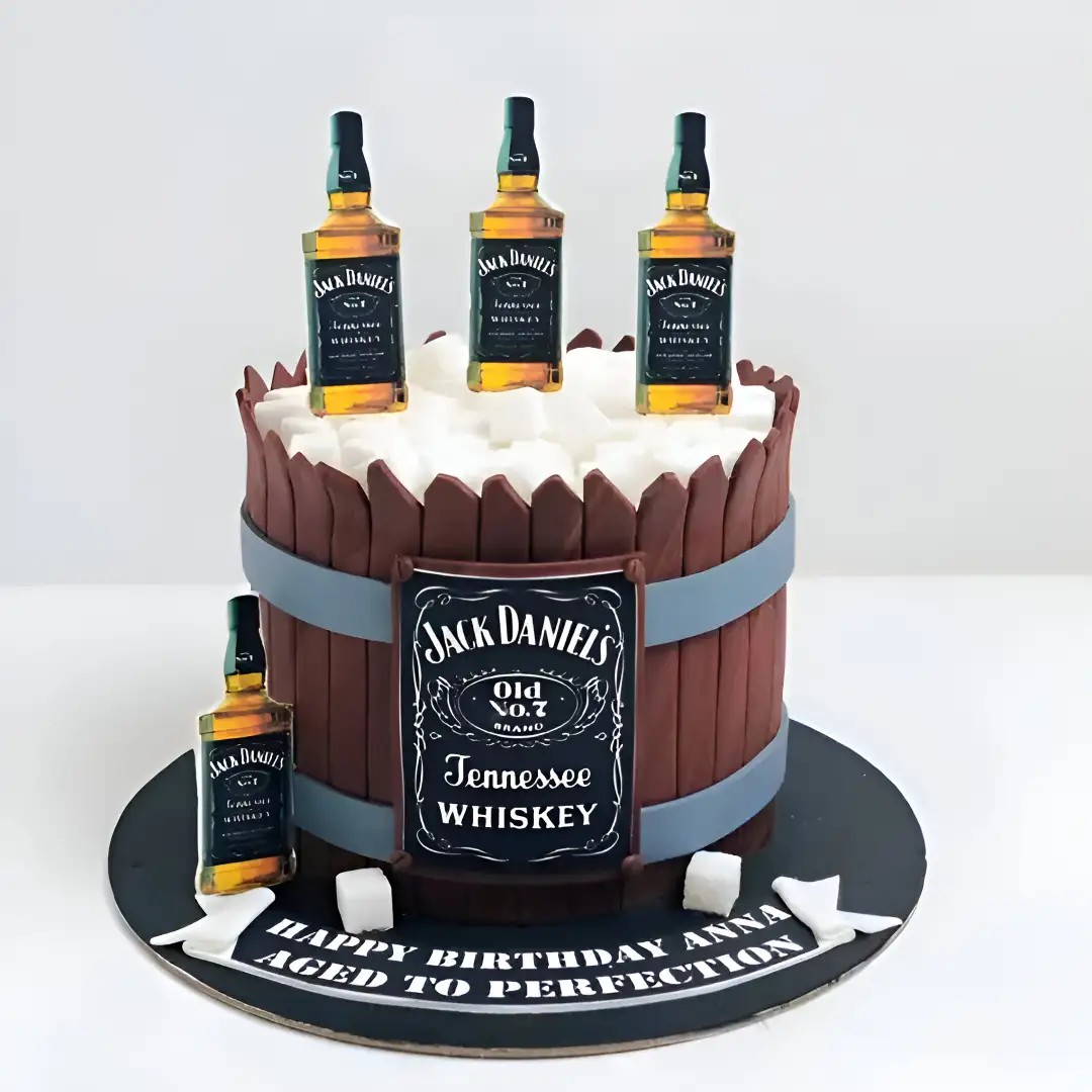 JD Fondant Cake