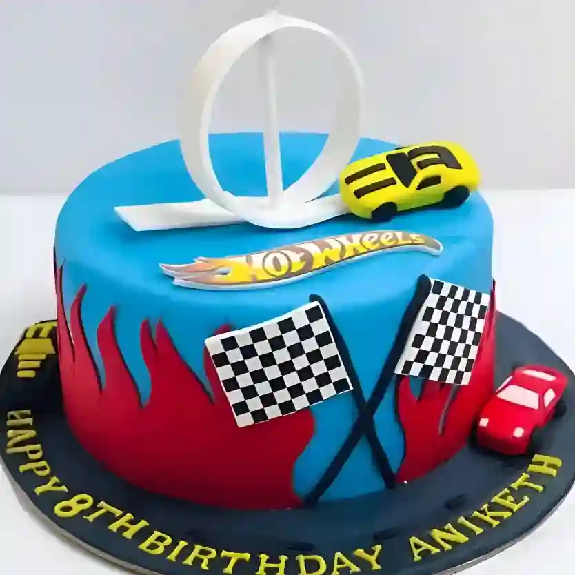 Hot Wheels Cake