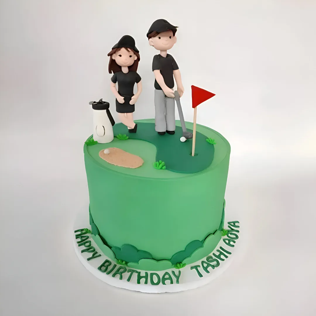 Golf Theme Cake