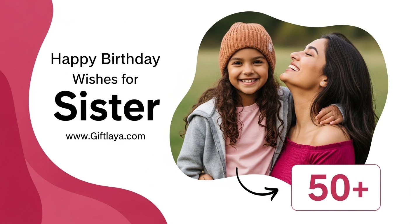 Heart Touching Happy Birthday Wishes for Sister