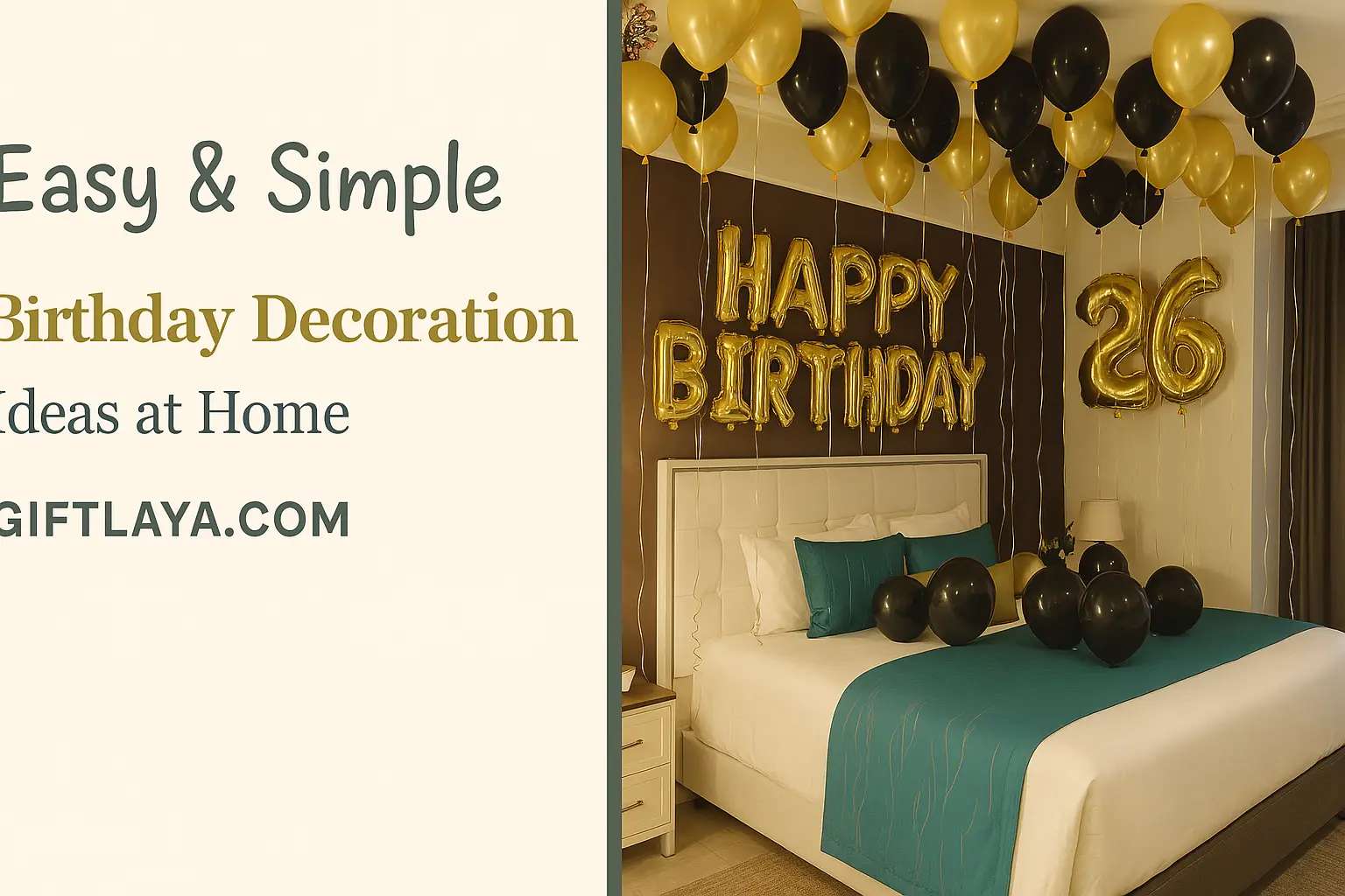 15+ Simple Birthday Decoration Ideas at Home