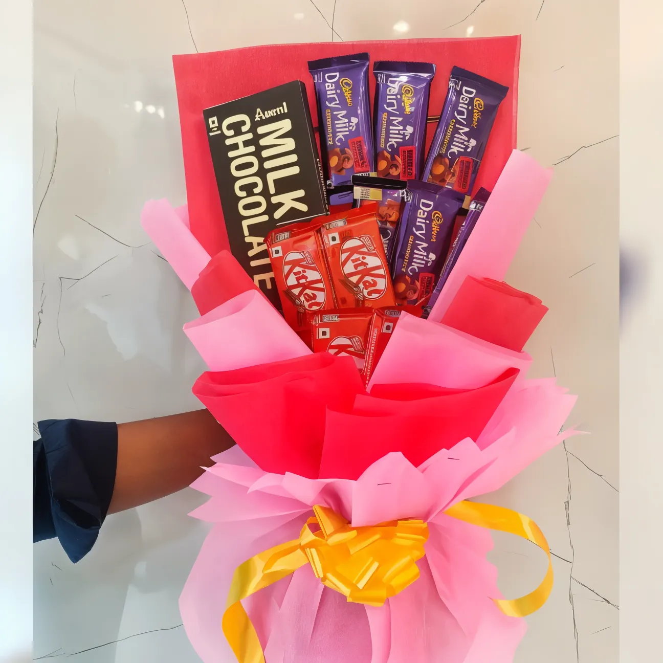 Cute Chocolate Bouquet for Girlfriend