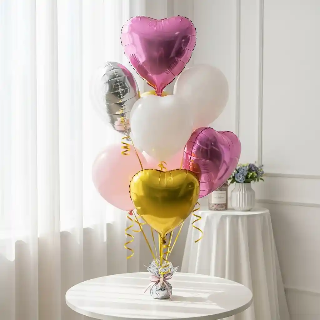 Cake and Bouquets